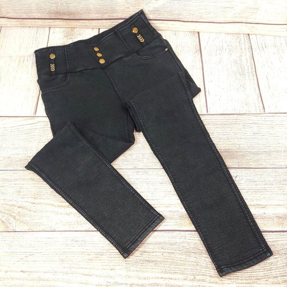 Women's Elastic Warm Legging High Waist Stretch Skinny Slim Fit Pants Black - Picture 3 of 15